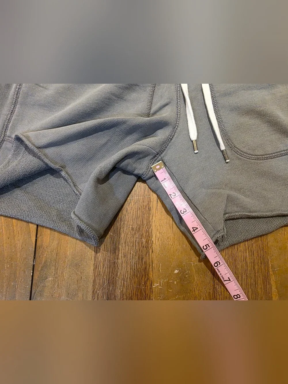 American Eagle Sweat Shorts Sz Small Gray 5” Inseam Lounge Jogger Good Vibes